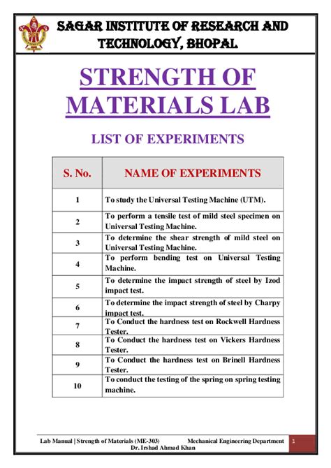 compression test on wood lab manual|STRENGTH OF MATERIALS LAB MANUAL .